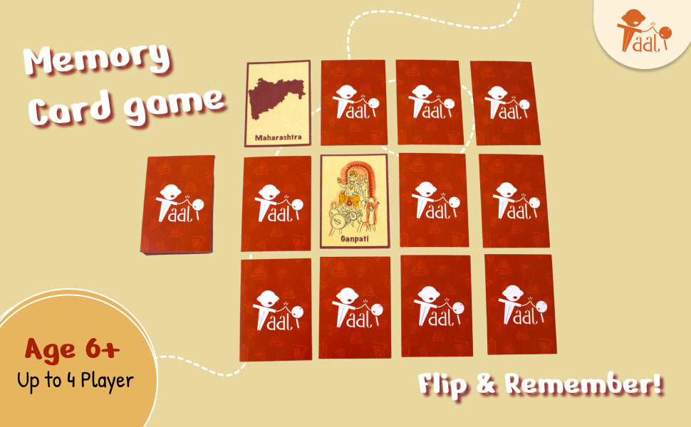 Apna tyohar is a memory card game designed for kids to understand the festivals celebrated across Indian states.