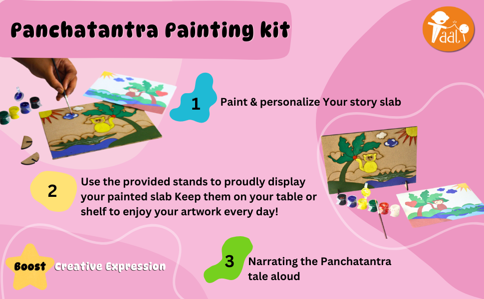 Encourage moral learning while nurturing your child’s artistic skills in a fun and engaging way—ideal as a gift, hobby activity, or storytelling tool.