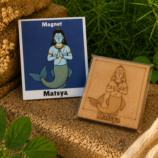 Dashavatar DIY Fridge Magnets