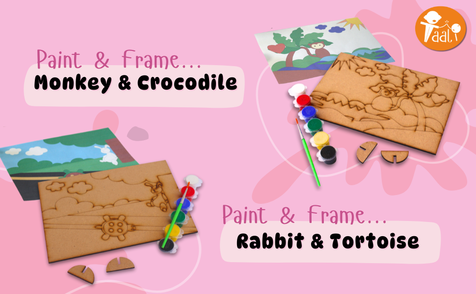 Taali DIY Painting Kit brings the timeless stories of the Panchatantra to life through art and creativity. 